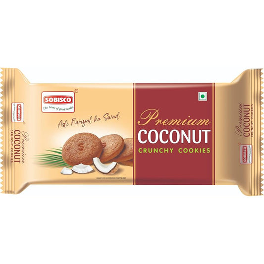 Sobisco Premium Coconut Crunchy Cookies (180 gm)