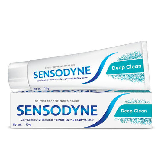 Sensodyne Deep Clean Triple Cleaning Action Toothpaste (70g)
