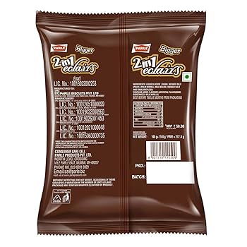 Parle 2 in 1 eclairs candy (201.96g)