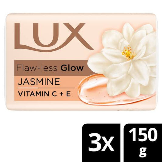 Lux Flaw-less Glow Jasmine Vitamin C+E (150g×3)