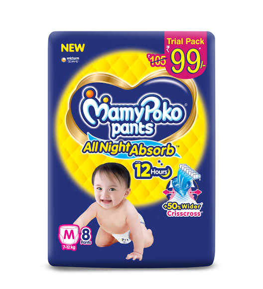 Mamy Poko Pants Baby Diaper (8 Pants) [M]