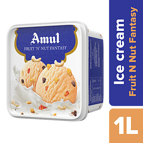 Amul Fruit N Nut Fantasy Ice cream Tub (1 Litre)