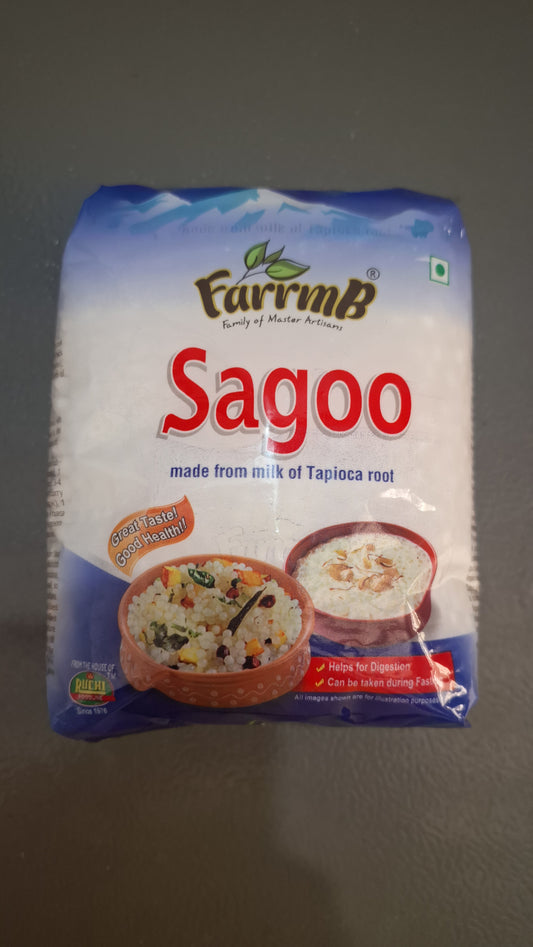 Farm B Sagoo Sabudana (500 gm)